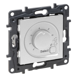   Legrand Niloé Step szobatermosztát padlófűtéshez, 16A, alumínium - 863342