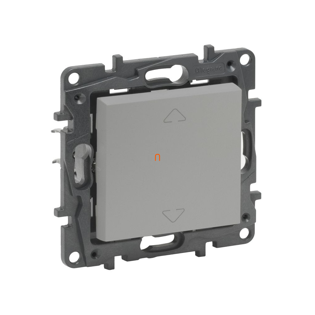 Legrand Niloé Step alumínium NR105 redőnynyomó (2 állású) 6A 863343
