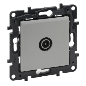   Legrand Niloé Step TV átmenő aljzat (14 dB), alumínium - 863372