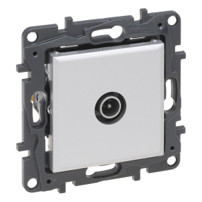   Legrand Niloé Step TV csillagpontos aljzat, végzáró (1, 5 dB), alumínium - 863374