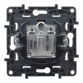   Legrand Niloé Step TV-R-SAT átmenő aljzat (14 dB), alumínium - 863378