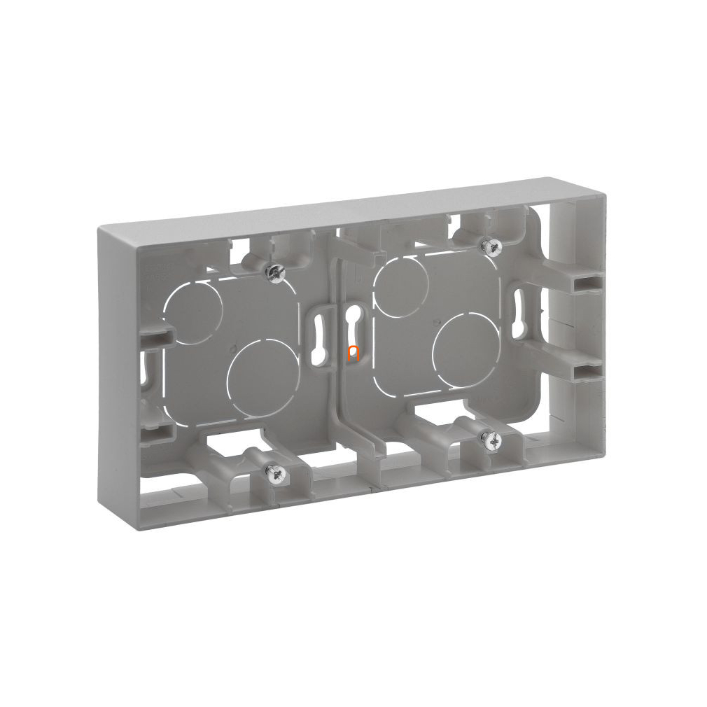 Legrand Niloé Step alumínium kiemelődoboz, kettős 863398