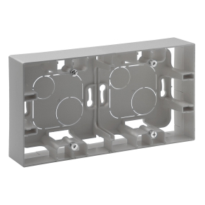   Legrand Niloé Step kettős kiemelődoboz, alumínium - 863398