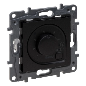   Legrand Niloé Step szobatermosztát padlófűtéshez, 16A, fekete - 863542