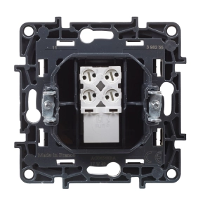   Legrand Niloé Step 1xRJ11 csatlakozóaljzat, fekete - 863555