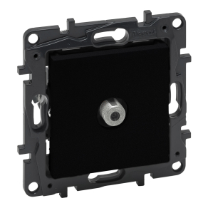   Legrand Niloé Step TV végzáró aljzat "F" típus (1, 5 dB), fekete - 863575