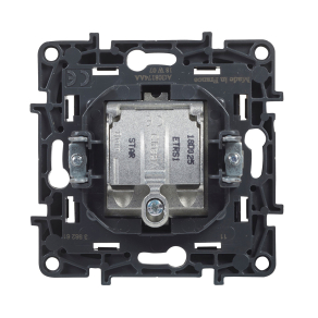   Legrand Niloé Step TV-R-SAT csillagpontos aljzat (1, 5 dB), fekete - 863580