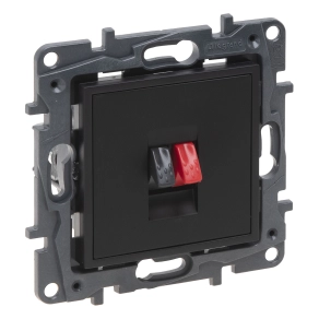 Legrand Niloé Step hangszóró aljzat, fekete - 863585