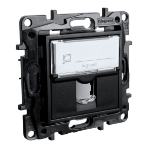 Legrand Niloé Step systimax adapter, fekete - 863588