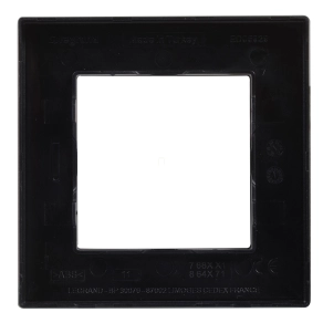 Legrand Niloé Step 1-es keret, fekete - 863591