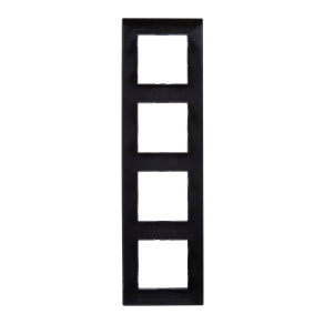 Legrand Niloé Step 4-es keret, fekete - 863594