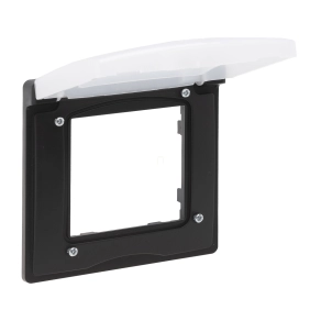 Legrand Niloé Step 1-es keret, IP44, fekete - 863596