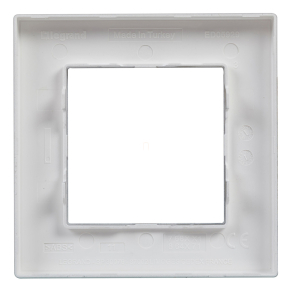 Legrand Niloé Step 1-es keret, csiszolt alumínium - 863891