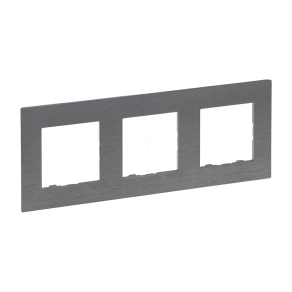 Legrand Niloé Step 3-as keret, csiszolt szürke - 863993