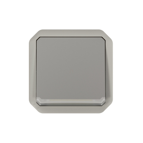   Legrand Plexo 55 egypólusú nyomó ellenőrzőfénnyel 10A, szürke - 069533L