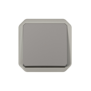 Legrand Plexo 55 egypólusú nyomó 10A, szürke - 069540L