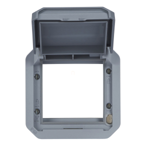   Legrand Plexo 55 Program Mosaic adapter csapófedéllel (nem átlátszó), szürke - 069584L