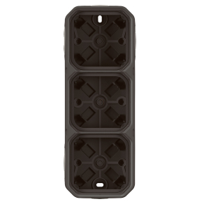   Legrand Plexo 55 falon kívüli 3-as doboz, membrános, antracit - 069603L