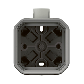   Legrand Plexo 55 falon kívüli 1-es doboz, ISO20 tömszelencével, szürke - 069656L