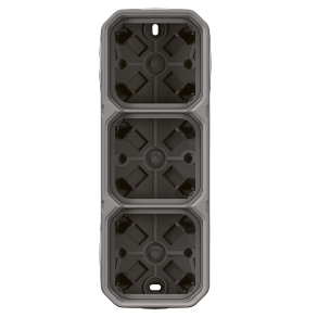   Legrand Plexo 55 falon kívüli 3-as doboz, membrános, szürke - 069680L