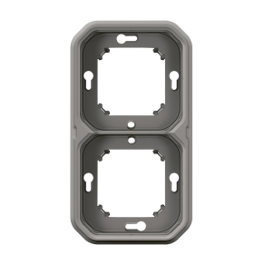 Legrand Plexo 55 2-es keret, szürke - 069683L