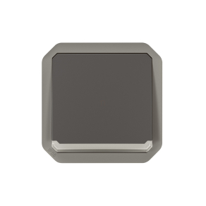   Legrand Plexo 55 váltóérintkezős nyomó jelzőfénnyel 10A, antracit - 069816L