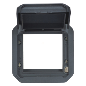   Legrand Plexo 55 Program Mosaic adapter csapófedéllel (nem átlátszó), antracit - 069830L