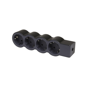   Legrand Standard elosztósor 4x2P+F, vezeték nélkül, fekete - 694576