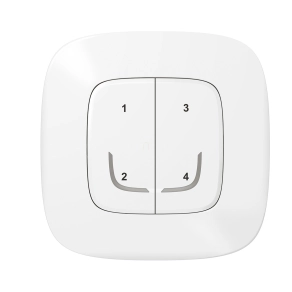   Legrand Valena Allure-Netatmo okos vezeték nélküli 4-es szcenárió kapcsoló (ETV), falon kívüli, 1-es kerettel, fehér - 752568