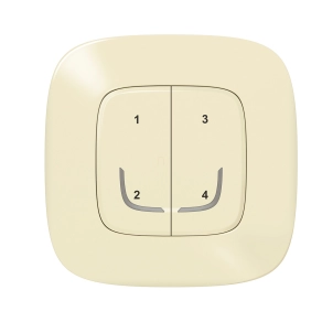   Legrand Valena Allure-Netatmo okos vezeték nélküli 4-es szcenárió kapcsoló (ETV), falon kívüli, 1-es kerettel, elefántcsont - 752668
