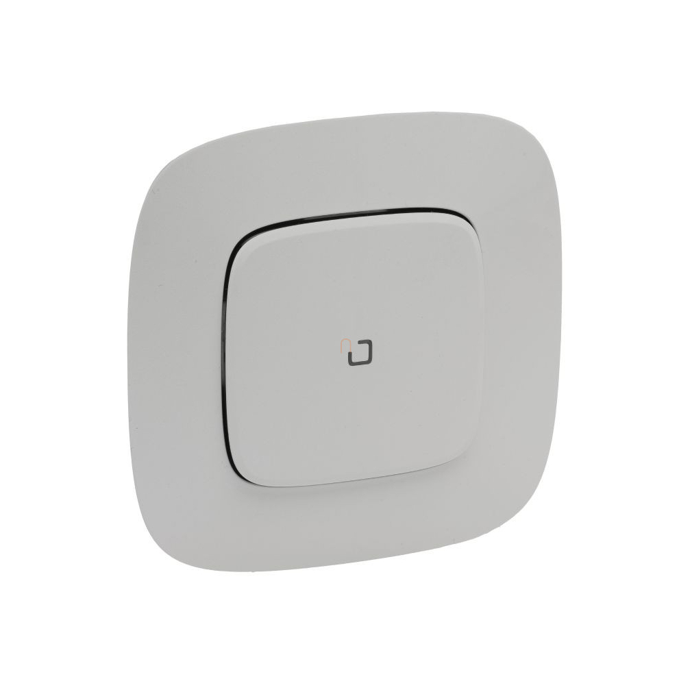 Valena Allure Netatmo gyöngyház okos kapcsoló/dimmer (végrehajtó), nulla (N) vezető bekötéssel, 1-es kerettel 752966 Legrand