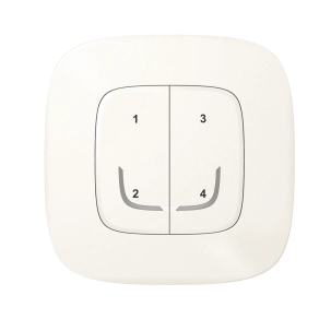   Legrand Valena Allure-Netatmo okos vezeték nélküli 4-es szcenárió kapcsoló (ETV), falon kívüli, 1-es kerettel, gyöngyház - 752968