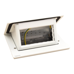   Legrand Incara Pop-up bútorba süllyeszthető, 4 modul üres, fehér - 654801