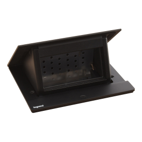   Legrand Incara Pop-up bútorba süllyeszthető, 4 modul üres, fekete - 654802