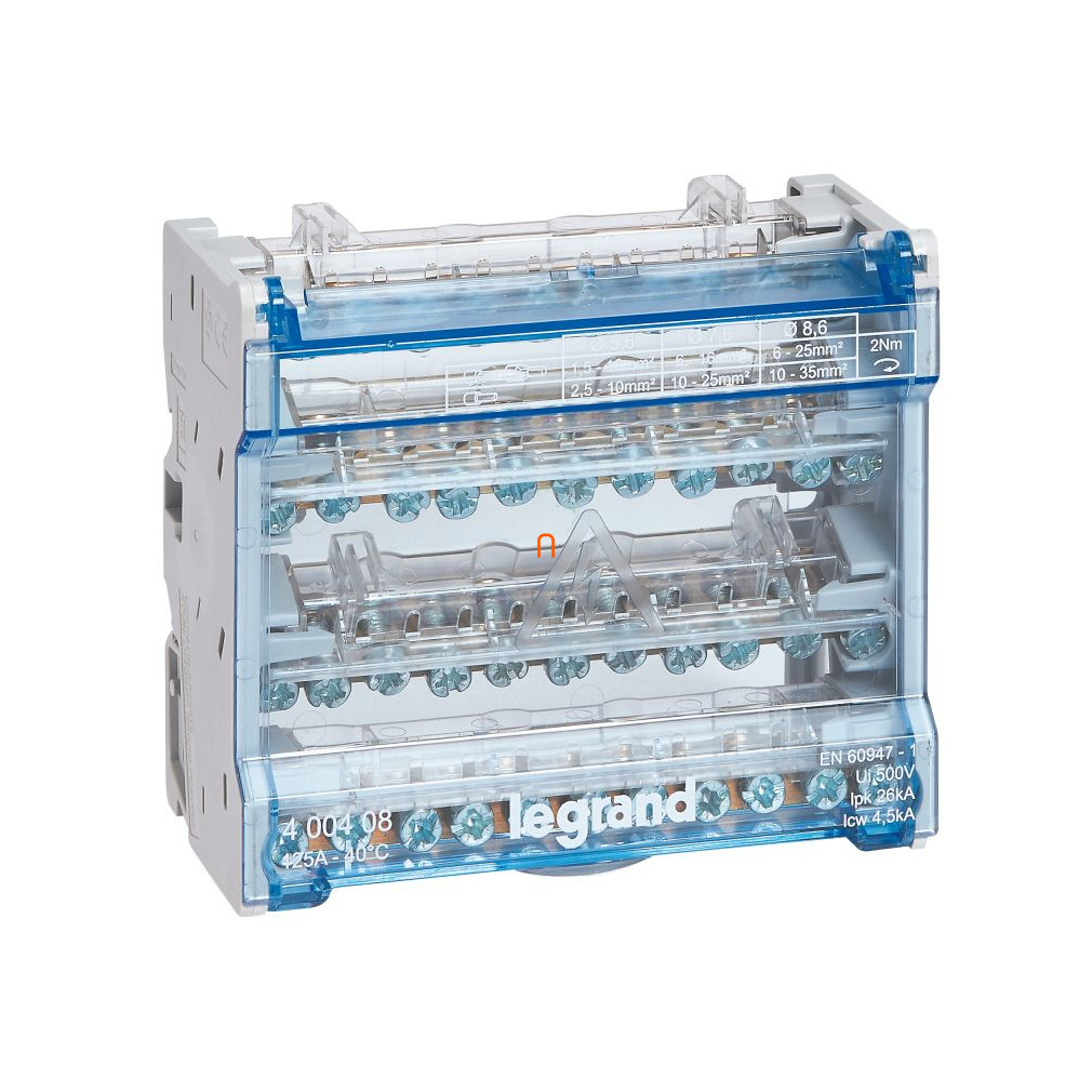 Legrand 400408 Lexic moduláris elosztóblokk 4P 125A 6M