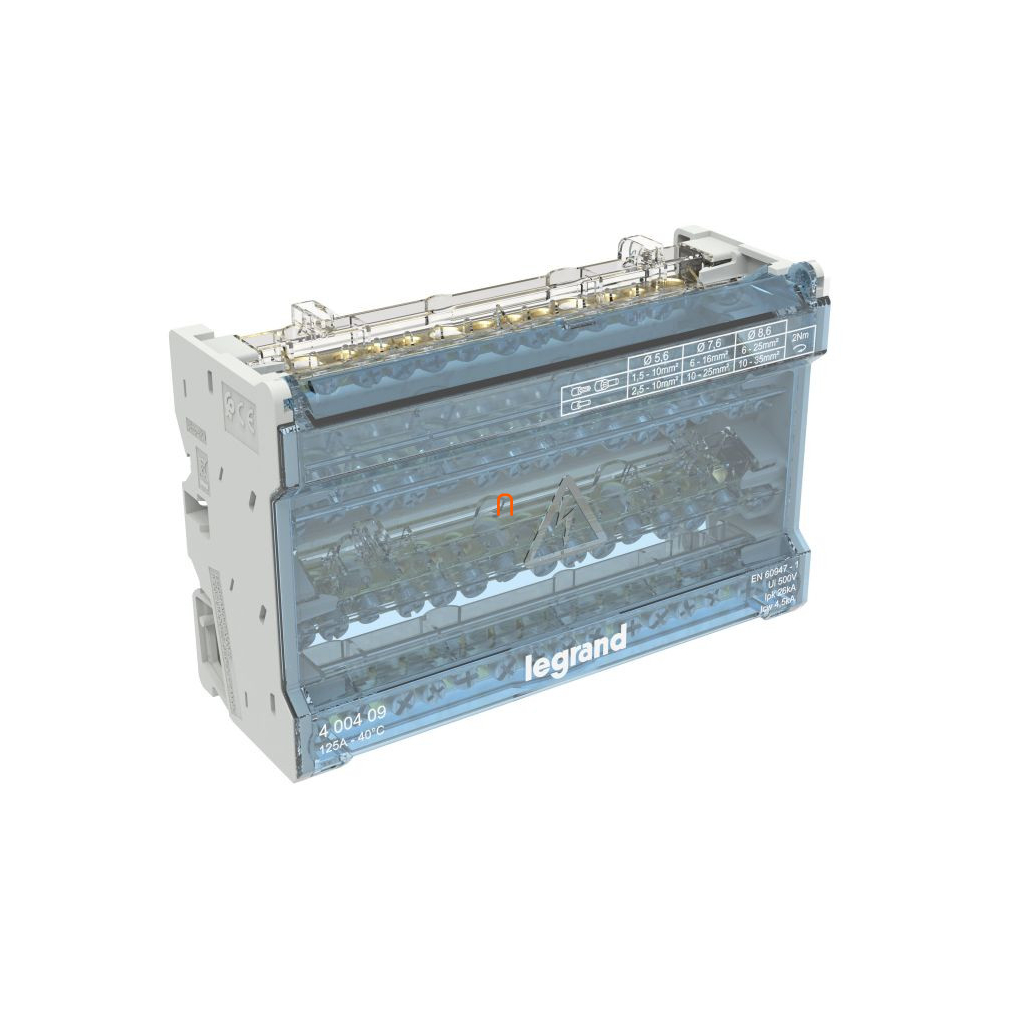 Legrand 400409 Lexic moduláris elosztóblokk 4P 125A 8M