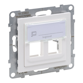 Legrand Suno kettős keystone adapter, fehér - 721145