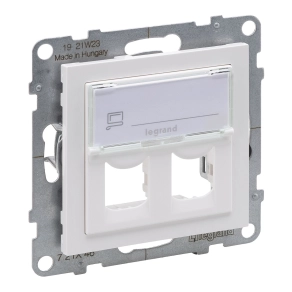 Legrand Suno kettős Systimax aljzat, fehér - 721146