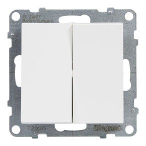   Legrand Suno fehér 105 csillárkapcsoló, keret nélkül 10AX - 721105