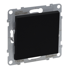 Legrand Suno egypólusú kapcsoló 16AX, fekete - 721404