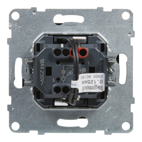   Legrand Suno egypólusú kapcsoló jelzőfénnyel 10AX, fekete - 721411