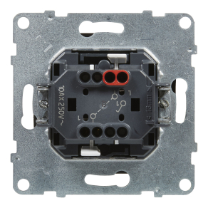 Legrand Suno egypólusú kapcsoló 10AX, fekete - 721401