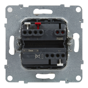   Legrand Suno redőnykapcsoló (3 állású) 6A, mechanikus végállású motor közvetlen vezérléséhez, fehér - 721139