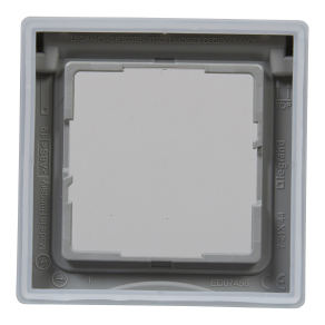 Legrand Suno 1-es keret, IP44, alumínium - 721344