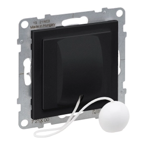   Legrand Suno húzózsinóros váltóérintkezős nyomó, fekete - 721400