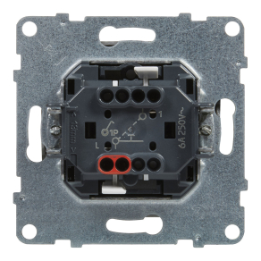   Legrand Suno egypólusú nyomó csengőjellel, alumínium - 721313