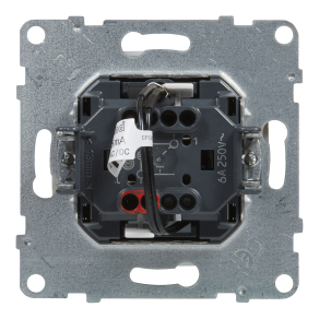   Legrand Suno egypólusú nyomó jelzőfénnyel, címketartóval, alumínium - 721310