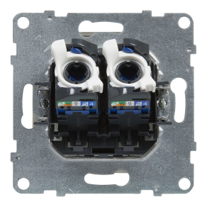 Legrand Suno 2xRJ45 Cat.6 UTP aljzat fehér - 721153