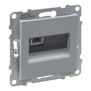 Legrand Suno RJ11 aljzat, alumínium - 721361