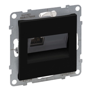 Legrand Suno RJ45 Cat.6A STP aljzat fekete - 721458